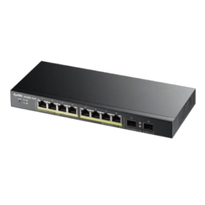 SWITCH 8P LAN GIGABIT POE ZYXELGS1900-10HP-EU0101F/GS1900-10HP-EU0102FWEB MANAGED +2P SFP GIGABIT -SUPP. IPV6, VLAN