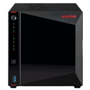 NAS ASUSTOR AS5404T X 4HDD/SSD 3.5"/2.5"SATA3 6GB/S -NO HD- QUAD CORE 2.0GHZ-4GB DDR4 SODIMM-2P 2.5GIGA-4 X M.2 NVMEFINO:31/03