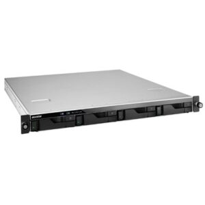 NAS ASUSTOR AS6504RD X 4SLOT 3.5"/2.5"-NO HD- RACK 1U ALIM.RIDOND.-QC 2,1GHZ-8GB DDR42P 2.5G 2P GLAN-1 PCIE GEN3 SLITTE GAR.3Y