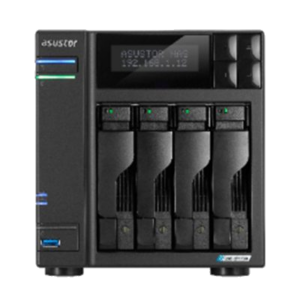 NAS ASUSTOR AS6704T V2 X 4HDD/SSD 3.5"/2.5"SATA3 6GB/S -NO HD- QC 2.0GHZ-4GB DDR4-2P 5G-4XM.2 NVME 1P PCIE GEN3-GAR.3 ANNI