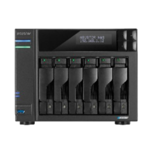 NAS ASUSTOR AS6706T V2 X 6HDD/SSD 3.5"/2.5"SATA3 6GB/S-NOHD- QC 2.0GHZ-8GB DDR4 -2P 5G-2P USB3.2-4XM.2NVME 1P PCIE GEN3