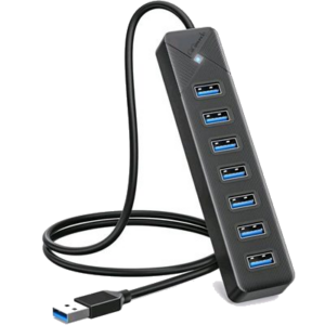 HUB USB3.0 7P ENCORE EN-380 HUB USB 7 PORTE
