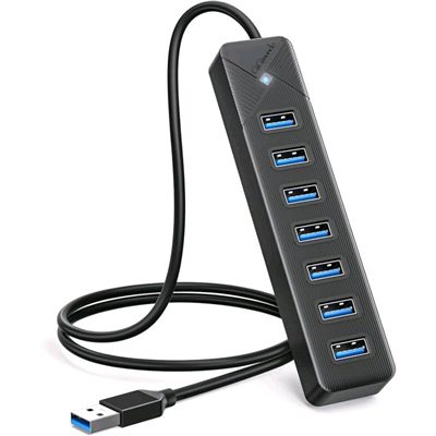 HUB USB3.0 7P ENCORE EN-380 HUB USB 7 PORTE