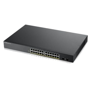 SWITCH 24P LAN GIGABIT ZYXEL GS190024HPV2-EU0101F WEB MANAGED 24P GIGA POE+2P SFP GIGABIT-, RACK 19