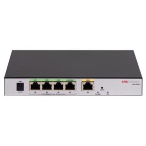 CONTROLLER HIKVISION DS-3WG105GP-SI 1P WAN GIGABIT, 4P LAN POE GIGABIT 1P LAN POE 32AP, 58W -100 UTENTI FINO:31/03