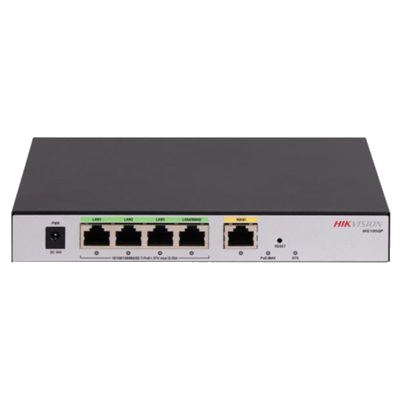 CONTROLLER HIKVISION DS-3WG105GP-SI 1P WAN GIGABIT, 4P LAN POE GIGABIT 1P LAN POE 32AP, 58W -100 UTENTI FINO:31/03