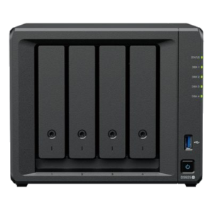 NAS SYNOLOGY DS925+ X 4HD/SSD 3.5"/2.5"SATA-NO HD-AMD RYZEN V1500B--DDR4 4GB-2P GIGA-2P USB-1P ESATA-