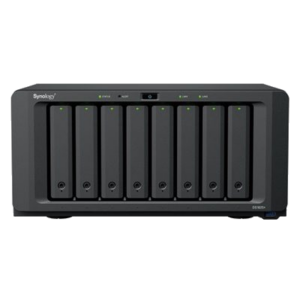 NAS SYNOLOGY DS1825+ X 8HD 3.5"/2.5" SATA/SSD/M.2 -NO HD-AMD RYZEN V1500B-2P 2.5GBE RJ45-3P USB3.2 - DDR4 8G-SUPP. 40 TELEC.