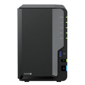 NAS SYNOLOGY DS225+ X 2HD 3.5"/2.5" SATA2/3 - NO HD - CELERON J4125 -2GB DDR4-1P LAN RJ45 1GBE 1P LAN RJ45 2.5GBE-2P