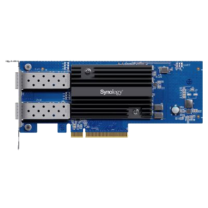 SCHEDA DI INTERFACCIA DI RETE 10GBE SFP + SYNOLOGY E10G30-F2 A DOPPIA PORTAPER SERIE FSXX-,SAXX,UC3200,RSXXXXS+,RSXXXXS,