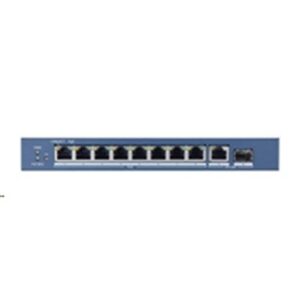 SWITCH 8P LAN GIGABIT HIKVISION DS-3E0510P-E 8P POE + 2P UPLINK - DESKTOP - QOS - 110W FINO:31/03