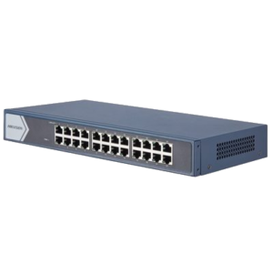 SWITCH 24P LAN GIGABIT HIKVISION DS-3E0524-E(B) 48GBPS 240 VAC 18W - UNMANAGED FINO:31/03