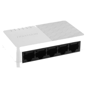 SWITCH 5P LAN 10/100M HIKVISION DS-3E0105D-OUNMANAGED - CASE PLASTICO FINO:31/03