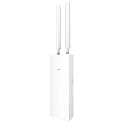 WIRELESS ROUTER AC1200 4GLTE CUDY LT500 OUTDOOR CAT4 300+867MBPS LIGHTNING PROT IP65 1P 100M RJ45 2 ANT.4G -ADAT.POE INCL.