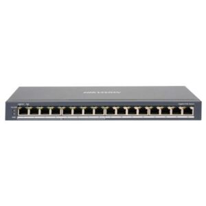 SWITCH 16P GIGABIT HIKVISION DS-3E0516P-O8P GIGABIT POE + 8P RJ45 - 802.3AF/AT -110W FINO:31/03