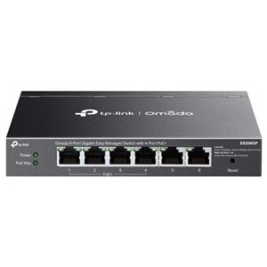 SWITCH INDUSTRIALE 6P TP-LINK IES206GPP CON 3P POE+ 1P POE++ 1P GIGABIT POE+ 1P GIGABIT NON POE-1 SLOT GIGABIT SFP+1 COMBINATO