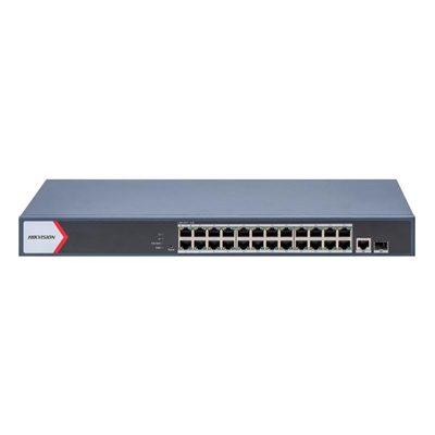 SWITCH 26P LAN GIGABITPOE HIKVISION DS-3E1526P-EI/M SMART MANAGED L2 24P GIGABIT RJ45 POE 1P GIGABIT SFP