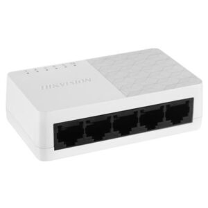 SWITCH 5P LAN GIGABIT HIKVISIONDS-3E0505D-O UNMANAGED - CASE PLASTICO FINO:31/03