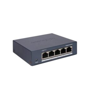 SWITCH 5P LAN GIGABIT HIKVISIONDS-3E0505-O UNMANAGED - CASE ACCIAIO FINO:31/03