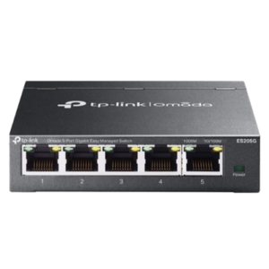 SWITCH 5P LAN GIGABIT TP-LINK ES205G EASY MANAGED- CUST.IN ACCIAIO X DESKTOP (INTEG,CONTR.OMADA SDN)
