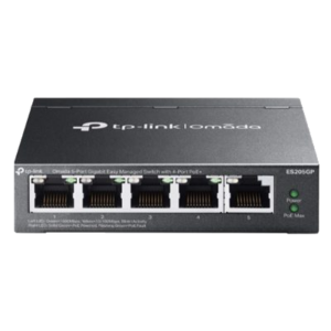SWITCH 5P LAN GIGABIT POE+ TP-LINK ES205GP EASY MANAGED4P GIGABIT POE(INTEG,CONTR.OMADA SDN) FINO:31/03
