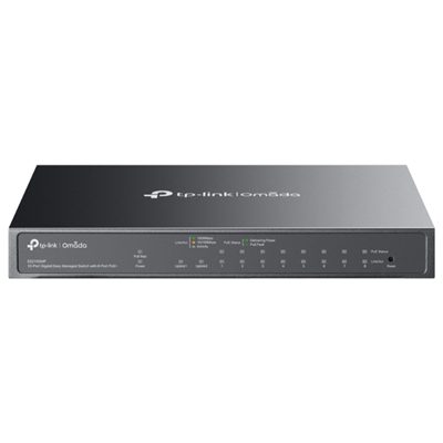 SWITCH 10P LAN GIGABIT POE+ TP-LINK ES210GMP EASY MANAGED 8P GIGABIT POE(INTEG,CONTR.OMADA SDN) FINO:31/03