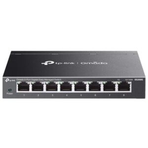 SWITCH 8P LAN GIGABIT TP-LINK ES208G EASY MANAGED- CUST.IN ACCIAIO X DESKTOP (INTEG,CONTR.OMADA SDN) FINO:31/03