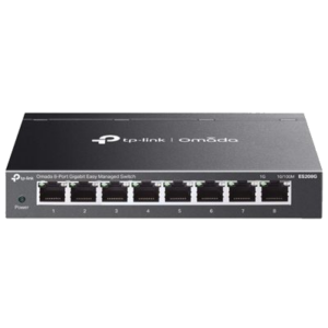 SWITCH 8P LAN GIGABIT TP-LINK ES208G EASY MANAGED- CUST.IN ACCIAIO X DESKTOP (INTEG,CONTR.OMADA SDN) FINO:31/03