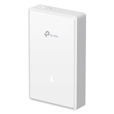 WIRELESS WALL-PLATE ACCESS POINTBE360 TP-LINK EAP725-WALLWIFI 7 UPLINK:1P RJ45 2.5G-DOWNLINK: 1P RJ45 2.5G+ 2P RJ45 1G-