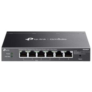 SWITCH 6P LAN GIGABIT POE+ TP-LINK ES206GP EASY MANAGED4P GIGABIT POE(INTEG,CONTR.OMADA SDN)