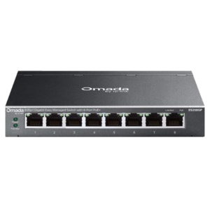 SWITCH 8P LAN GIGABIT POE+ TP-LINK ES208GP EASY MANAGED8P GIGABIT POE(INTEG,CONTR.OMADA SDN)