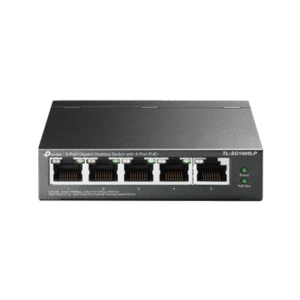 SWITCH 5P LAN GIGABIT TP-LINK TL-SG1005LP DESKTOP 4P POE+-1P GIGABIT NON POE- GARANZIA A VITA