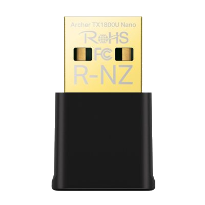 ADATTATORE USB WI-FI 6 AX1800 ARCHER TX1800U NANO 574MBPS A 2.4GHZ + 1210MBPS A 5GHZ2ANT.EST..-USB3.0-MU-MINO-OFDMA FINO:31/03
