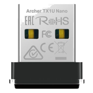 ADATTATORE USB WI-FI DA 300MBPS ARCHER TX1U NANO2T2R 2.4GHZ 802.11B/G/N CAVO USB2 ANT.FISSE FINO:31/03