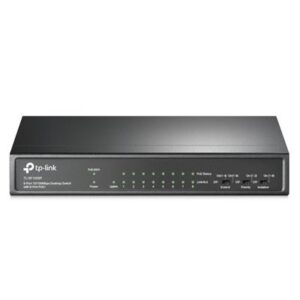 SWITCH 9P LAN 10/100MTP-LINK TL-SF1009P DESKTOP CON 8P POE+ 1P 10/100 NON POE-GARANZIA 3 ANNI-