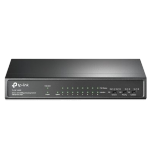 SWITCH 9P LAN 10/100MTP-LINK TL-SF1009P DESKTOP CON 8P POE+ 1P 10/100 NON POE-GARANZIA 3 ANNI-