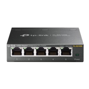 SWITCH 5P LAN GIGABIT TP-LINK TL-SG105E EASY SMART IGMP SNOOPING,MTU/PORT/TAG-BASED VLAN QOS -GARANZIA A VITA