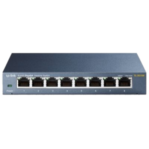 SWITCH 8P LAN GIGABIT TP-LINK TL-SG108 METAL SUPPORTS GMP SNOOPING,IEEE802.1P QOS, PLUGANDPLAY -GARANZIA 3 ANNI FINO:31/03
