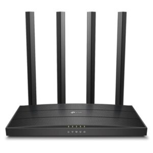 WIRELESS AC1200 ROUTER DUAL BAND TP-LINK ARCHER C6 5GHZX867MBPS/2.4GHZX450MBPS MU-MIMO,IPTV,5P GIGABIT - 4 ANT.