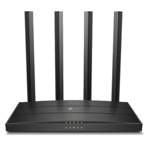 WIRELESS AC1200 ROUTER DUAL BAND TP-LINK ARCHER C6 5GHZX867MBPS/2.4GHZX450MBPS MU-MIMO,IPTV,5P GIGABIT - 4 ANT.