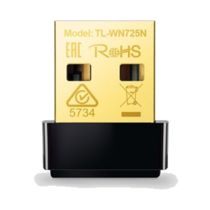 WIRELESS N 150M LAN USB TP-LINK TL-WN725N 802.11BGN 1T1R 2.4GHZ-NANO SIZE-PROVIDE USB2.0 INTERF.-WPS-SUPP. XP/VISTA/7