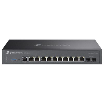 ROUTER VPN MULTI-GIGABIT TPLINK ER7412-M2 OMADA 2P 2.5G WAN/LAN RJ45 2P GIGABIT SFP WAN/LAN 8P GIGABIT WAN/LAN RJ45