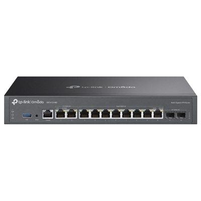ROUTER VPN MULTI-GIGABIT TPLINK ER7412-M2 OMADA 2P 2.5G WAN/LAN RJ45 2P GIGABIT SFP WAN/LAN 8P GIGABIT WAN/LAN RJ45