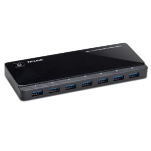 HUB USB3.0 7P TP-LINK UH720 CON 2P CON ALIM. 2.4A X RICARICA RAPIDA- GARANZIA 3 ANNI