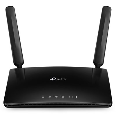 ROUTER AC1200 WIRELESS DUALBAND 4G LTE TP-LINK ARCHER MR400 3P 10/100+1P 10/100 WAN (300M 2.4GHZ+867M 5GHZ)-GAR.3 ANN FINO:31/03