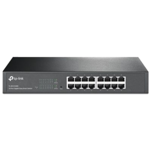 SWITCH 16P LAN GIGABIT TP-LINK TL-SG1016DE EASY SMART-MTU/PORT/TAG-BASED VLAN QOS IGMP SNOOPING-GARANZIA A VITA