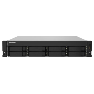 NAS QNAP TS-832PXU-RP-4G 8HD 3,5"/2,5"SATA6 3GB/S-NO HD-2U RACK 2P 10GBE SFP+2PGBE-4PUSB3.0-4GB DDR4 DIMM-QCORE AL324 1.7GHZ