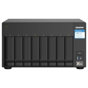 NAS QNAP TS-832PX-4G 8HD 3,5"/2,5"SATA6-NO HD-2P GIGA+2X 10GBE SFP+2PX 2.5GBE 3P USB3.0-4GB DDR4 SODIMM-CPU AL324 1.7GHZ QCORE