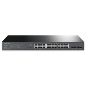 SWITCH 24P LAN GIGABIT TP-LINK SG2428P(T1600G-28PS)POE+ SMART CON 4 COMBO SFP - GARANZIA A VITA