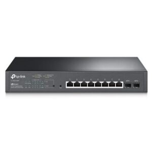 SWITCH 10P GIGABIT TP-LINK SG2210MP CON 8P POE+ 2P SFP,802.3AF SFP - ALIM.150W POE-GARANZIA A VITA